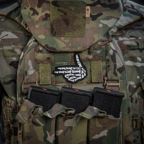 M-Tac - Naszywka Skeleton Shooter - Haft - Cordura 500D - Czarny - 51375002