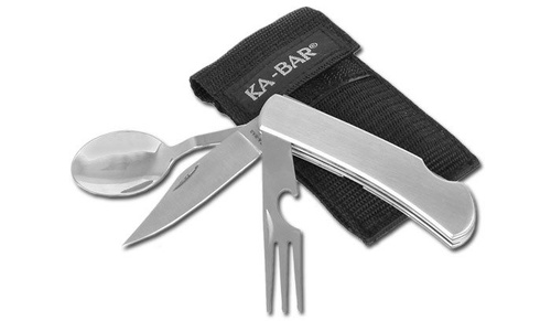 Ka-Bar - Niezbędnik - Hobo 3-in-1 Utensil Kit - Stal nierdzewna 420 J2 - 1300