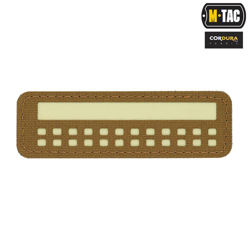 M-Tac - Naszywka Flaga Polski - Fluorescencyjna - Piksele / Prostokąt - Coyote - 51005205