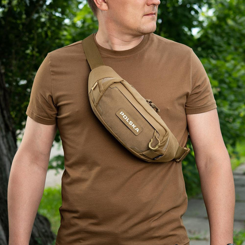 M-Tac - Naszywka Polska 25х80 - Laser Cut Fluorescencyjna - Coyote / Fluo - 51004205