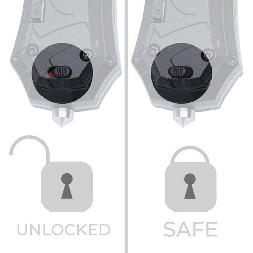 Smith&Wesson - Nóż składany Assisted Opening OTF - AUS-8 - Dagger - Czarny - SWOTF9B