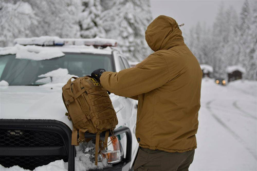 Helikon - Lekka kurtka zimowa Level 7 - Climashield® Apex™ - Coyote Brown - KU-L70-NL-11