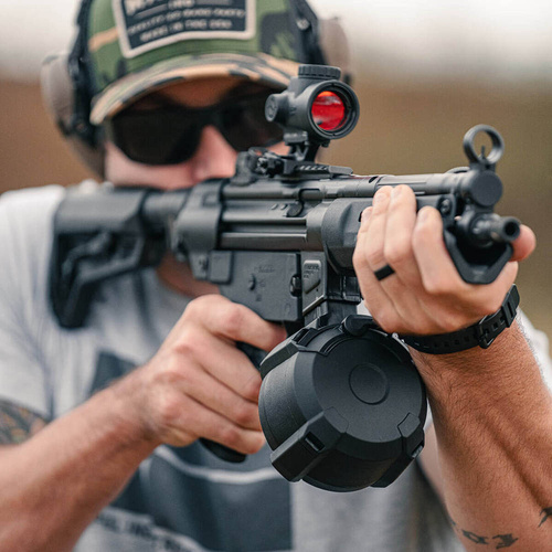 Magpul - Magazynek PMAG D-50 MP do HK94 i MP5 - 9x19 mm Para - Czarny - MAG1181-BLK