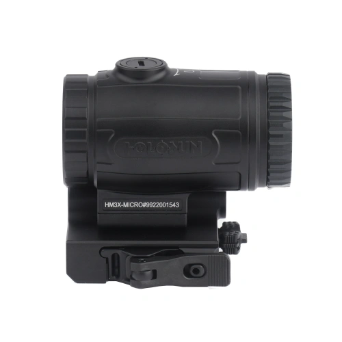 Holosun - Powiększalnik 3x-Micro Magnifier - Flip & Picatinny QD - Czarny - HM3X-MICRO