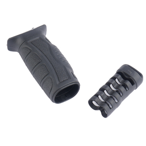 DLG Tactical - Chwyt przedni Streaked M-LOK Foregrip Rubberized - Czarny - DLG-165