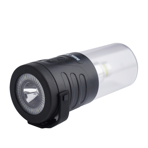 Mil-Tec - Lampa kempingowa Lantern Recharge - Czarna - 15196500