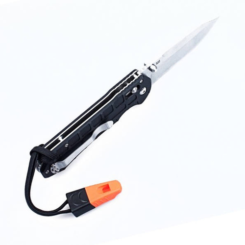 Ganzo - Nóż składany EDC G7452P - G-lock - 440C - G7452P-BK-WS