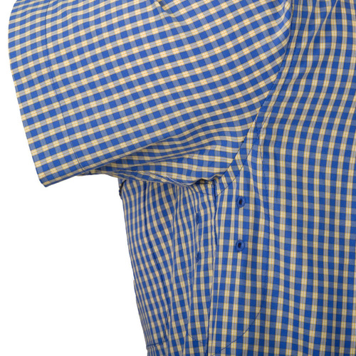 Helikon - Koszula Covert Concealed Carry Short Sleeve - Royal Blue Checkered - KO-CCS-CB-C4