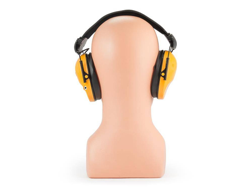 RealHunter - Zestaw aktywnych ochronników słuchu Active PRO z okularami ochronnymi - Pomarańczowe 