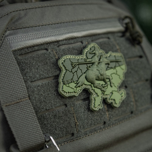 M-Tac - Naszywka Kozacka Ukraina - PVC 3D - Szarża konna - Oliwkowy - 51349001