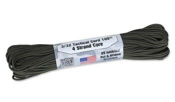 Atwood Rope MFG - Tactical Cord 3/32 - 2,2 mm - Olive Drab - 30,48m