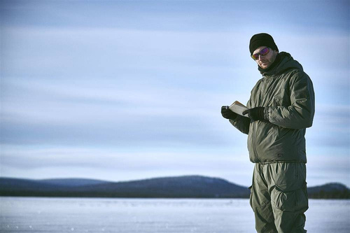 Helikon - Lekka kurtka zimowa Level 7 - Climashield® Apex™ - Flecktarn - KU-L70-NL-23