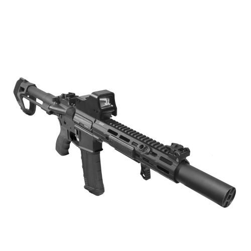 UTG Pro - Łoże aluminowe Super Slim SD Free Float 10" - AR-15 - Czarne - MTU045XLM