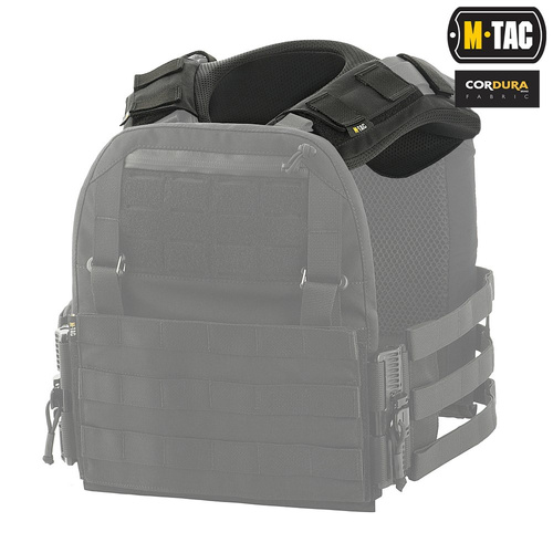 M-Tac - Nakładka Naramienna do kamizelki Cuirass QRS - Cordura - Czarny - 10179002