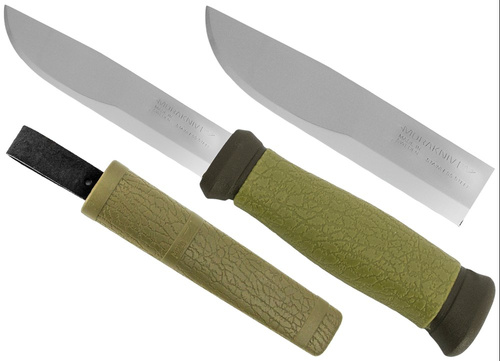 Morakniv - Nóż survivalowy Mora 2000 - Stal nierdzewna - Military Green - 10629
