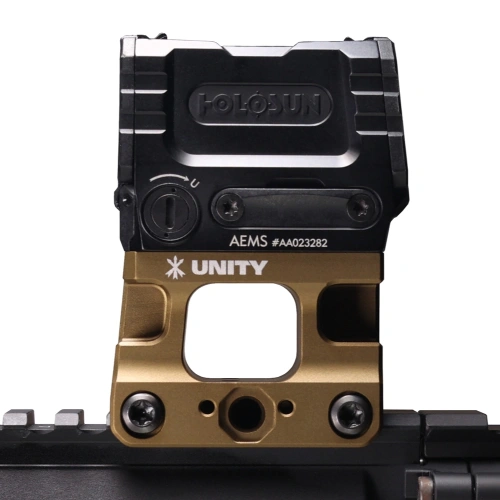Unity Tactical - Montaż FAST Holosun AEMS - Picatinny - Aluminium - FDE - FST-AEMF