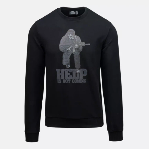 Helikon - Bluza Help is not coming - Unisex - Bawełna - Poliester - Czarny - BL-HIN-CB-01