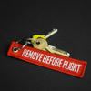 Mil-Tec - Brelok do kluczy Remove Before Flight - Czerwony - 15901009