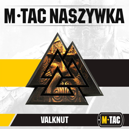 M-Tac - Naszywka 3D PVC Valknut - Czarny / Coyote - 51161205