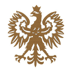 M-Tac - Naszywka Polski Orzeł Laser Cut - Cordura 500D - Coyote - 51008005 