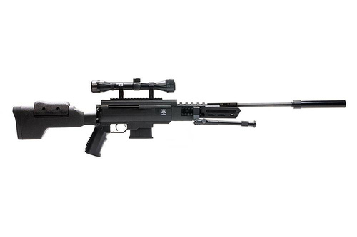 Black Ops - Wiatrówka łamana Sniper z lunetą 4x32 i dwójnogiem - 4,5 mm - B1008