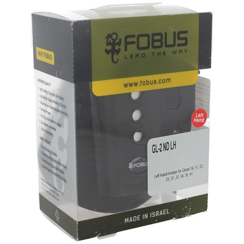Fobus - Kabura Glock 17, 19, 19X, 22, 23, 31, 32, 34, 35, 45 - Płetwa Standard - Lewa - GL-2 ND LH