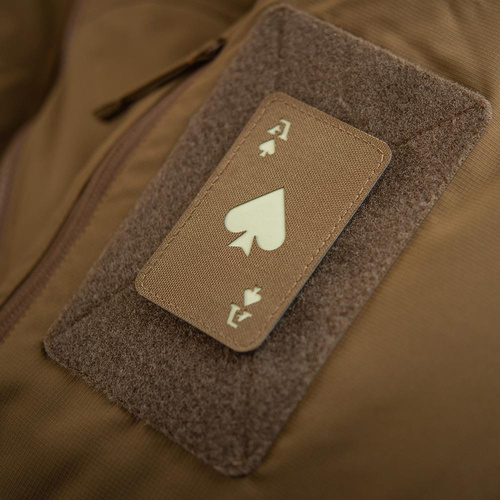 M-Tac - Naszywka As Pik - Cordura 500D - Coyote / Fluorescencyjny - 51109599