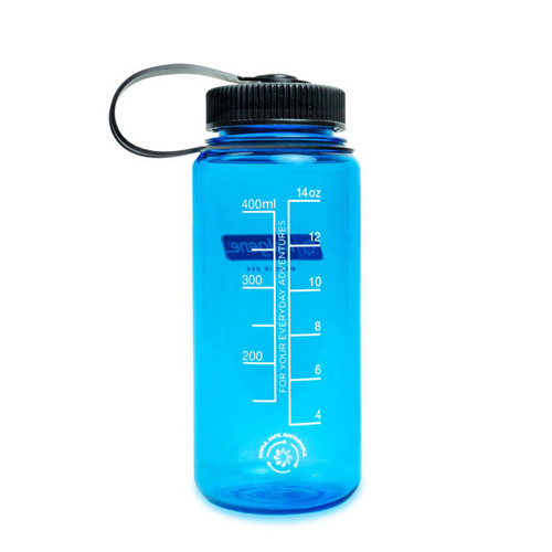 Nalgene - Butelka na wodę 16 oz Wide Mouth Sustain - Gwint 53 mm - 500 ml - Niebieska - 2020-1816