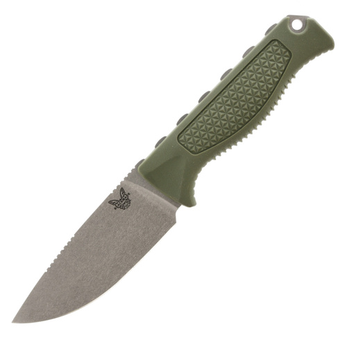 Benchmade - Nóż myśliwski Steep Country - Stalowy - Oliwkowy - 15006-01
