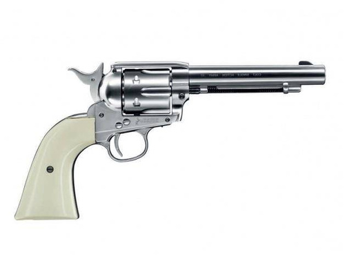 Umarex - Wiatrówka rewolwer Colt SAA .45-5.5" - Nickel Pearl - 4,5 mm BB - 5.8309