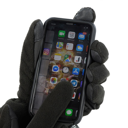 M-Tac - Rękawice polarowe Thinsulate - Czarne - 90309002