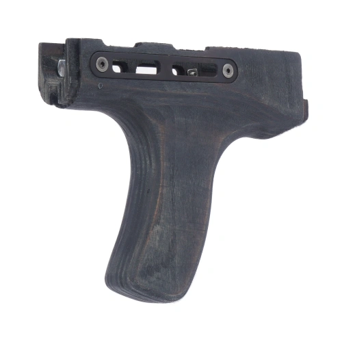FTCS - Customowe Łoże AK Mod 9 - M-LOK - Forward Curved - Smoked Gray - Nr. 4 SG