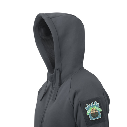 Helikon - Bluza Urban Hoodie Lite - Rozpinana - Bawełna - Poliester - Light Grey Melange - BL-ULF-CB-2G