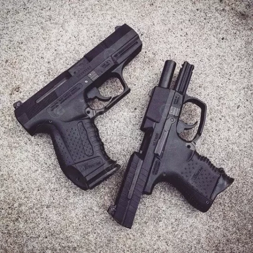 WE - Replika ASG pistoletu E99 - Green Gas - Czarna - WET-02-018956