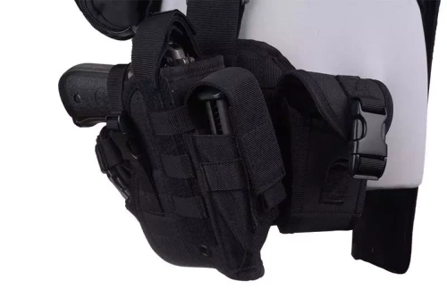GFC Tactical - Modułowy panel udowy z kaburą - MOLLE - Nylon - Oliwkowy - GFT-29-000568