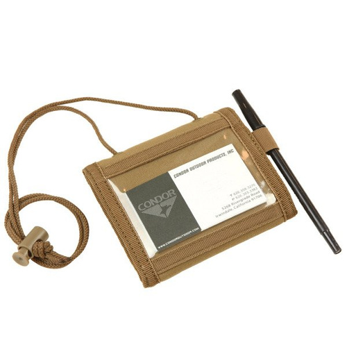 Condor - Portfel VAULT Tri-Fold - Czarny - 235-002