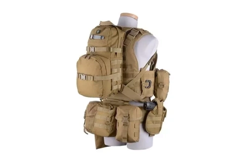 GFC Tactical - Kabura uniwersalna z ładownicą na magazynek - Brązowa - GFT-29-007446