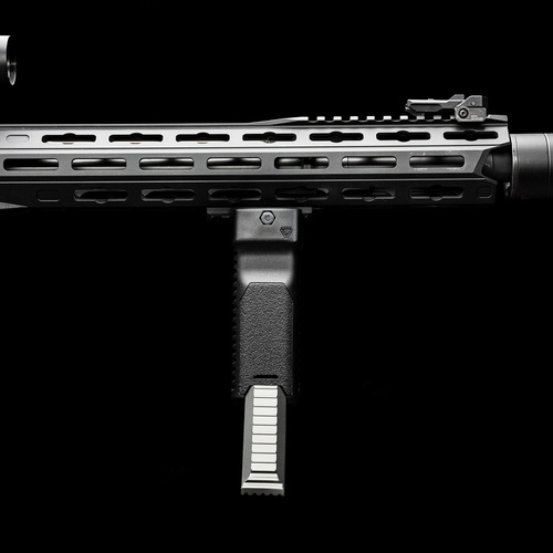 Strike Industries - Chwyt przedni z dwójnogiem Strike - Czarny - SI-AR-AL-BIPOD-GY