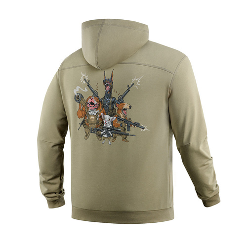 M-Tac - Bluza z kapturem Rex Team - Bawełna - Oliwkowy - 20536003