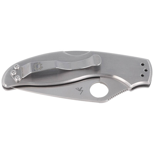 Spyderco - Nóż składany UpTern Stainless - 8Cr13MoV - Srebrny - C261P