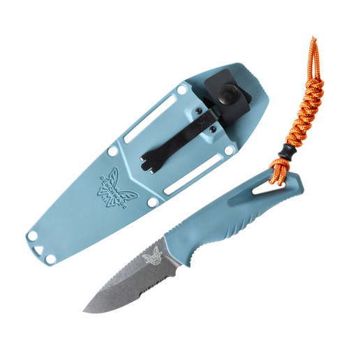 Benchmade - Nóż taktyczny 18050S Intersect - CPM MagnaCut - Błękitny - 18050S