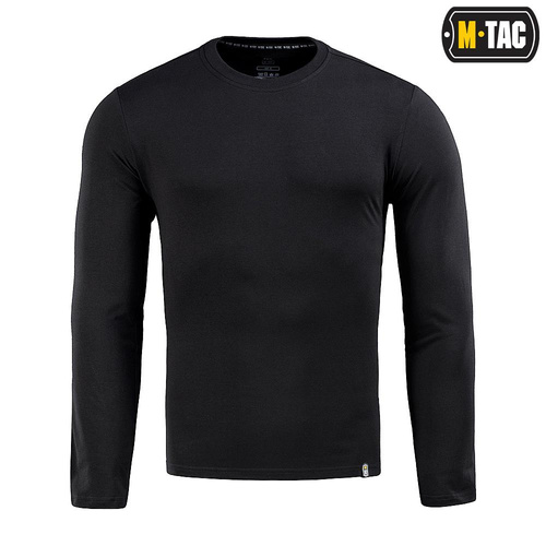 M-Tac - Koszulka wojskowa z długim rękawem - Czarna - 20067002