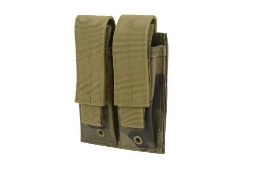 GFC Tactical - Podwójna ładownica pistoletowa - MOLLE - Nylonowa - Wz. 93 Pantera Leśna - GFT-19-011404