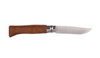 Opinel - Nóż N°8 VRI - Inox - Orzech/Noyer - 002022