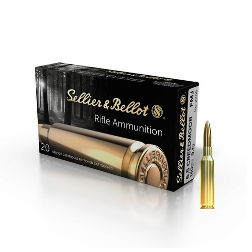Amunicja Sellier&Bellot 6,5 mm Creedmoor FMJ 140 gr / 9,1 g - 20 sztuk - V341602