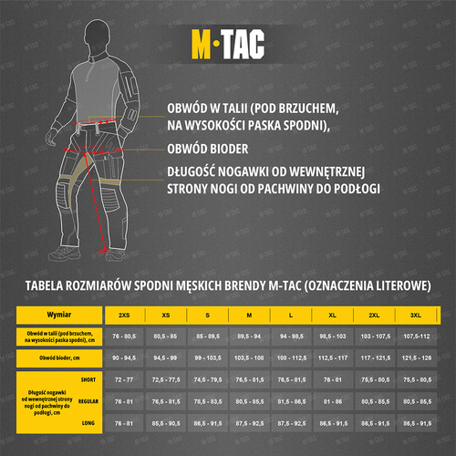 M-Tac - Spodnie Stealth Active - Oliwkowe - 51600048