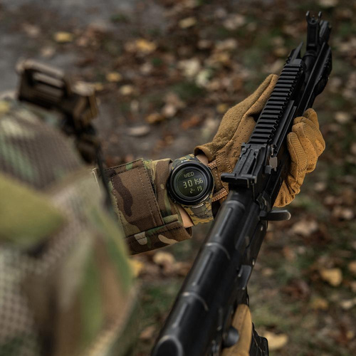 M-Tac - Zegarek taktyczny 2166 - LED - 5 ATM - Camo - 50008030