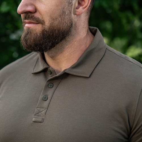 M-Tac - Koszulka Polo Basic 65/35 - Bawełna/Poliester - Dark Olive - 80124048