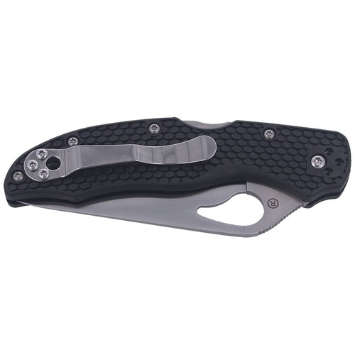 Spyderco - Nóż składany Byrd Harrier 2 - 8Cr13MoV - Czarny - BY01PBK2
