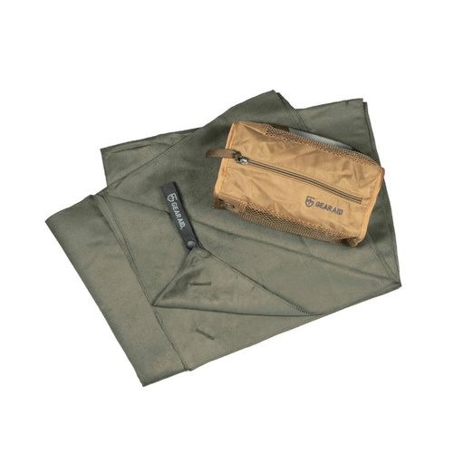 Gear Aid - Ręcznik szybkoschnący Quick Dry Microfiber Towel Large - Mikrofibra - Zielony OD - 44034
